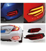Honda Civic Fc5 Arka Sis Lambası Ledi 3 Çizgi E Dizayn