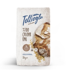 Tellioğlu Çavdar Unu Lif Kaynağı %100 Çavdar Unu 1000 g e