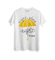 How I Met Your Mother Dijital Baskılı Beyaz Tshirt