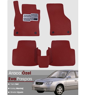 HYUNDAİ ACCENT ADMİRE (1999-2005) Uyumlu EVA Paspas Tam Set–Araca Özel,Kolay Montaj