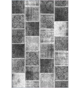 Eliana Home Baskılı, Yıkanabilir Kaymaz Taban Salon Halısı LNA1123 100x150 cm (Gri)