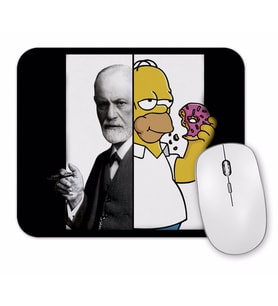 Homer Freud Mouse Pad