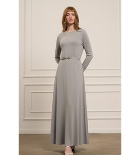 FTZ Women Kadın Elbise Gri 31073