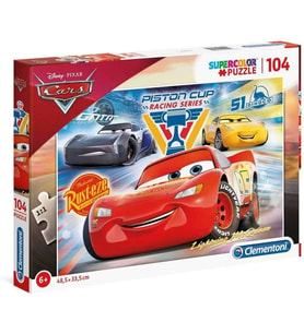 Clementoni 27072 Puzzle 104 Parça Cars 3