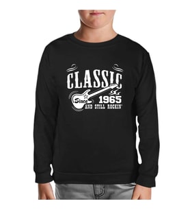Since 1965 Siyah Çocuk Sweatshirt