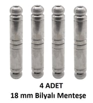 Bilyalı Mil Menteşe 18 Mm ( 4 Adet )