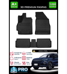 CHERY OMODA 5 İLE UYUMLU 3D PASPAS 2022 2023 2024 2025
