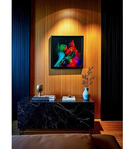 Dekoratif Soyut Tablo 40 x 40 cm CAN203 - Ev - Otel - Ofis - Hastahane - Kafe - Restoran Dekorasyonu