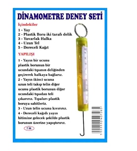 Bozkırlı Dinamometre Deney Seti - 2 adet