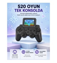 Mey İthalat® S10 Retro Oyun Konsolu Taşınabilir 2.8 İnç Ekran Ergonomik Nostalji Yeni Nesil