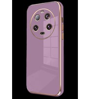 Pilelistore   Xiaomi Mi 14 Ultra Kılıf Volet Silikon - Mor