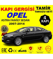 *Premium* OPEL ASTRA FAMILY SEDAN 2007-2014 Kapı Gergisi Tamir Plastiği (4Kapı)