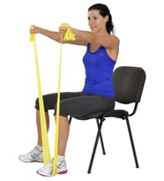 Yoga & Pilates Egzersiz Bandı Sarı Renk 1 Metre