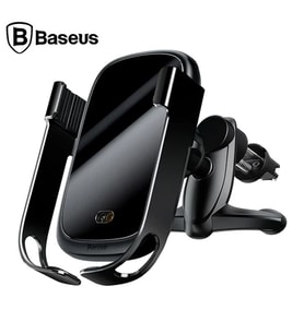 Baseus Rock-Solid Tam Otomatik 10W Wireless Kablosuz Araç Şarj Tutucu-(5775) - HEP-8761-4277