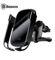 Baseus Rock-Solid Tam Otomatik 10W Wireless Kablosuz Araç Şarj Tutucu-(5775) - HEP-8761-4277