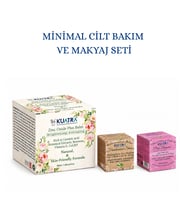 KUATRA Minimal Cilt Bakım ve Makyaj Seti 3 Parça Doğal Balm Allık Ruj