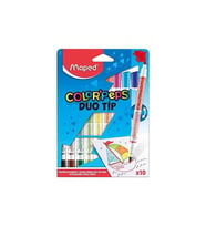 Maped Keçeli Boya Kalemi Peps Duo Tip 12 Renk 849010 (Karışık)