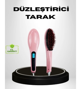 Seramik Plakalı Elektrikli Saç Düzleştirici - Hızlı Isınma, Uzun Kablo, 25w-39w Güç