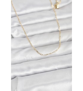 CM 14K Gold Renk 60 cm Zincirli Kadın Kolye - TJ-BKO10944