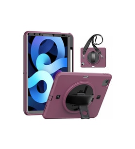 Apple İpad Pro 11 (2020) Kılıf Strap-c Otterbox Tablet Kapak - Mürdüm