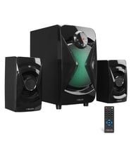 Mikado MD-370BT 38W Siyah Bt Aux Usb Fm Led Işıklı Multimedia Speaker 2+1 Ses Sistemi