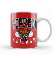 Vintage 90's Basketball Chicago Bulls Pippen Kupa Bardak Porselen