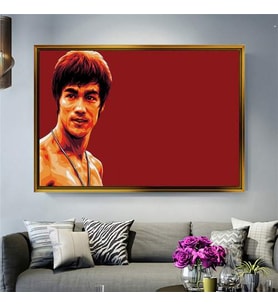 Altın Çerçeveli dekoratif tablo a943 (Gold)