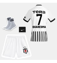 Quaresma-7 Bêşiktaş 26-27 Yeni Sezon Çocuk Futbol Forması - 4'lü Set