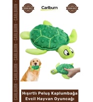 #Petshop Yumuşak Sesli Diş Kaşıyıcı Köpek Eğitici Hışırtlı Peluş Kaplumbağa Evcil Hayvan Oyuncağı