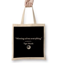 Tiger Woods Winning Solves Everything Quote Bez Çanta Uzun Saplı