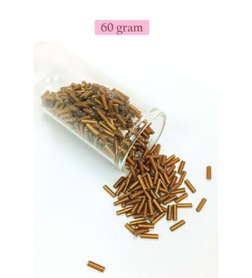 Uzun Boru Kesme Boncuk Çap 2mm Uzunluk 10 mm - 60 Gram - - BNC287