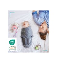 Yeni Sezon 0-4 Ay Desenli Renkli Cırtlı Hazır Bebek Pamuk Kundak %100 Pamuk