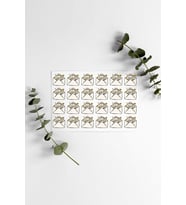 Mektup Çiçek Thank You Teşekkür Stickers Çıkartma PYTKSTK075