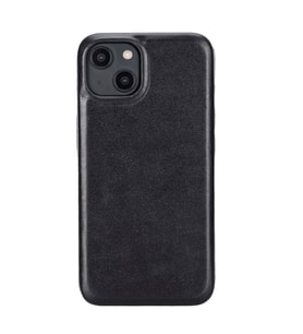 Apple iPhone 14 Uyumlu Deri Arka Kapak ROCK RST1 (Siyah)