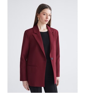 LCWAIKIKI Classic Kırmızı Kadın Blazer Ceket