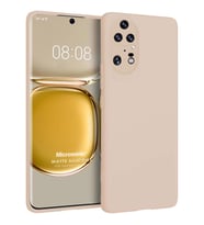 Microsonic Matte Silicone Huawei P50 Pro Kılıf Gold