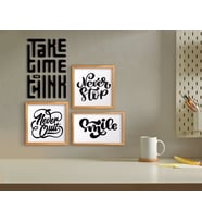 BK Home Dekoratif 3’lü Retro Ahşap Tablo ve Konsept Duvar Dekoru-7