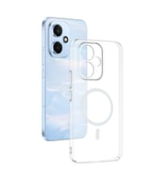 Honor 400 Kılıf Kablosuz Şarj ve Magsafe Destekli SlimSafe Premium Sert PC Silikon Kapak (Renksiz)