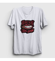 Presmono Unisex Beyaz Zitti E Buoni Band Maneskin T-Shirt 364021tt (Beyaz)