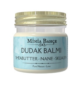 Koruyucu Ve Dolgunlaştırıcı Dudak Balmı, Naneli. %100 Saf Ve Doğal, 30ml