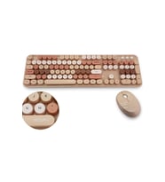 Mofii Kahverengi Sweet Dm Combo Klavye Mouse Set TG-V 11030