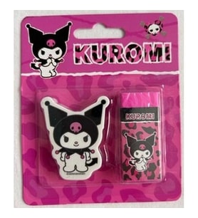 TMN 590194 KUROMI SİLGİ SETİ BLISTER 2'Lİ