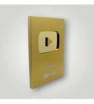 Youtube Plaketi Sarı