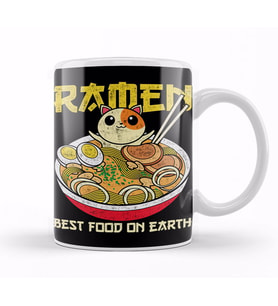 Ramen Best Food On Earth Ramen Kupa Bardak Porselen