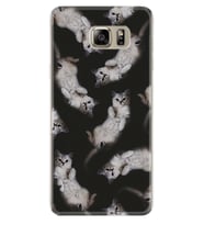 Samsung S7 Edge S20 Fe Plus Ultra S21 S22 Kılıf Boyun Askılı Silikon Sevimli Kedicikler 1785