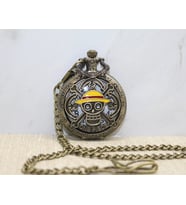 One Piece Tasarımlı Köstekli Saat