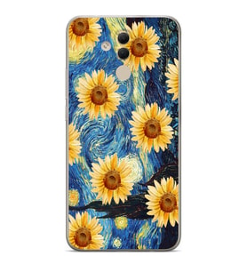 Huawei Mate 20 Lite Uyumlu Baskılı Yumuşak Silikon Şeffaf Telefon Kılıfı