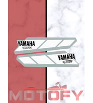 YAMAHA R25 KUYRUK STİCKER YENİ MODEL GRİ