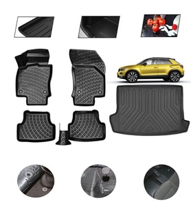 Volkswagen T-Roc Üst 2020 Model 4D Bagaj Paspas Set