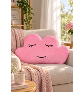 Mavimsi Uyku Arkadaşım Bulut Yastık (Pembe)